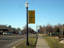 Image result for banners on poles