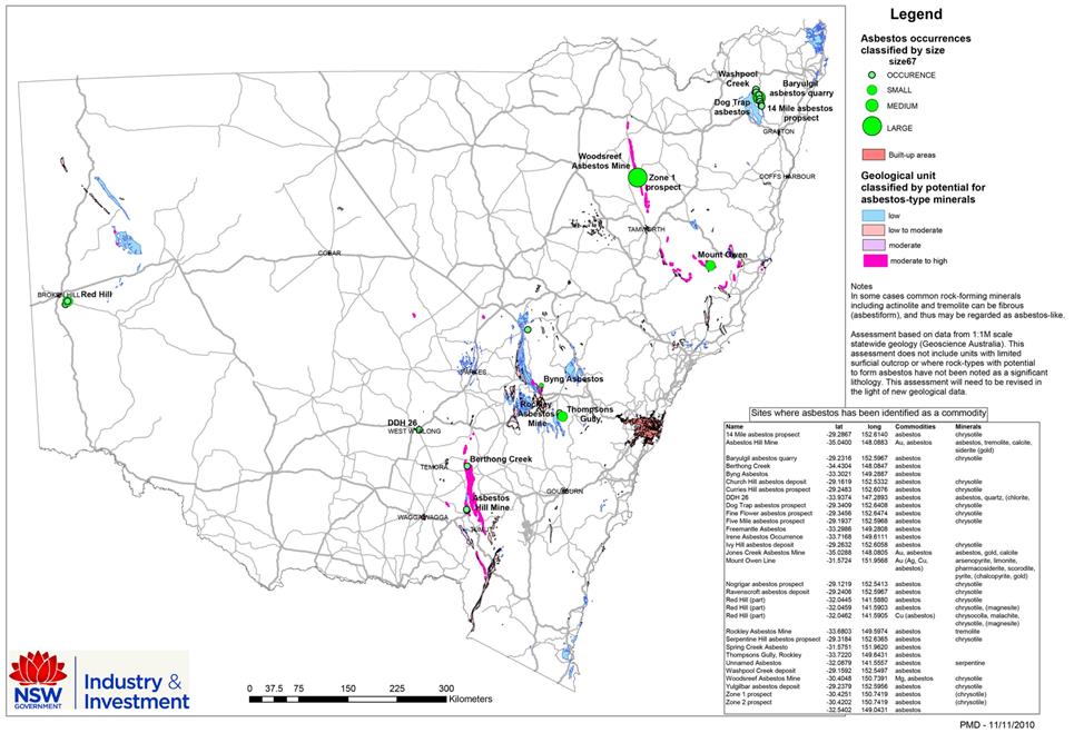 asbestos map