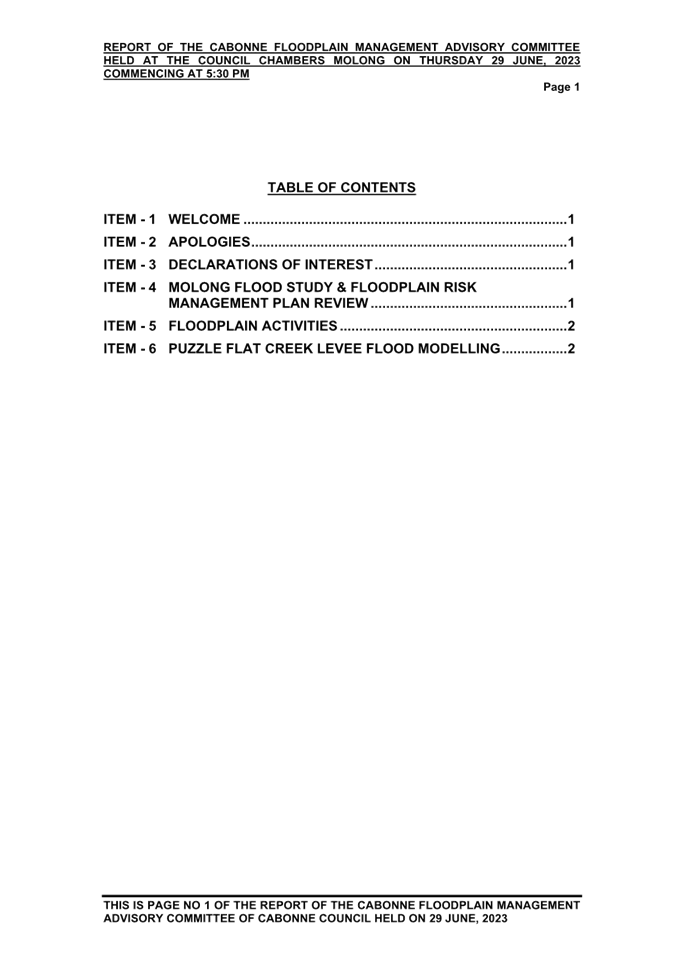 A table of contents with black text

Description automatically generated