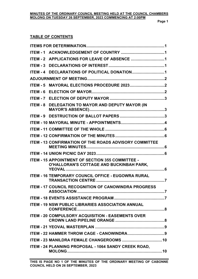A list of items in a document

Description automatically generated