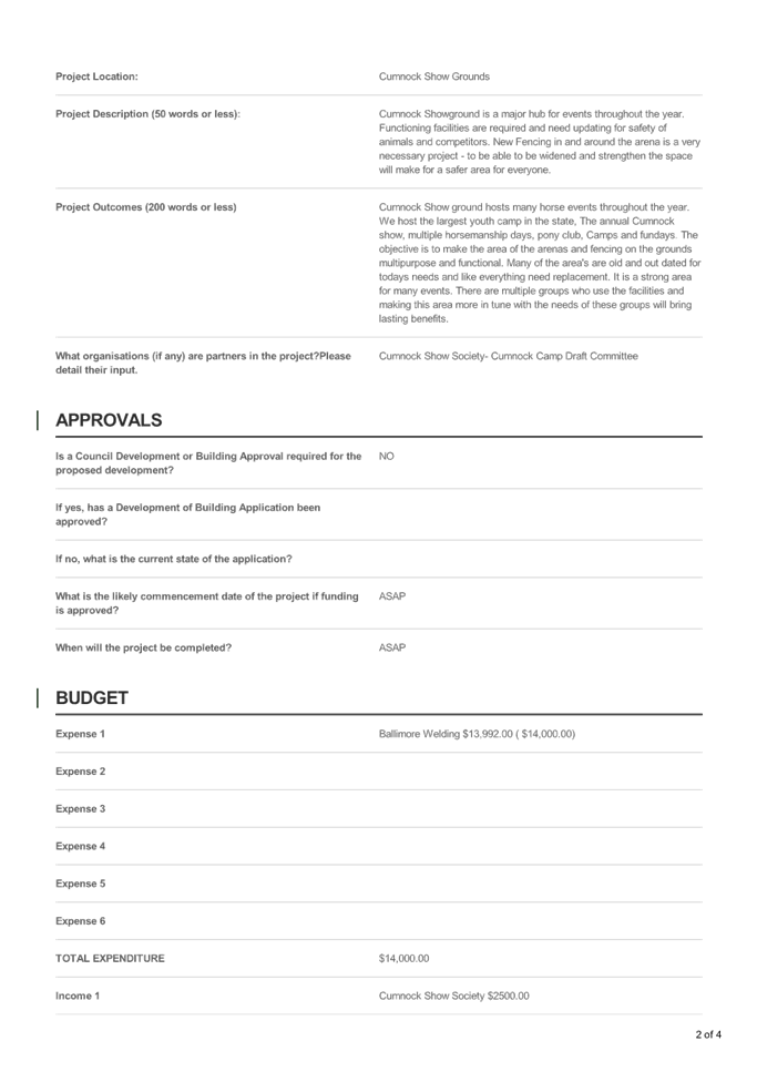 A paper with text and a budget

Description automatically generated with medium confidence