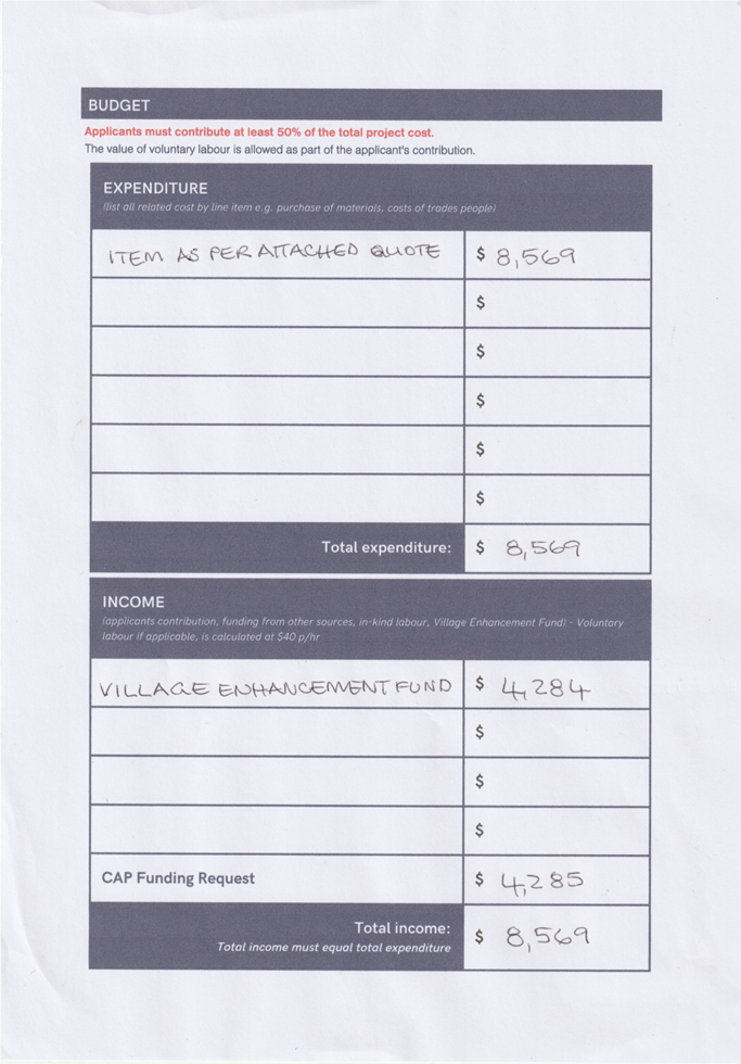 A white sheet of paper with writing on it

Description automatically generated