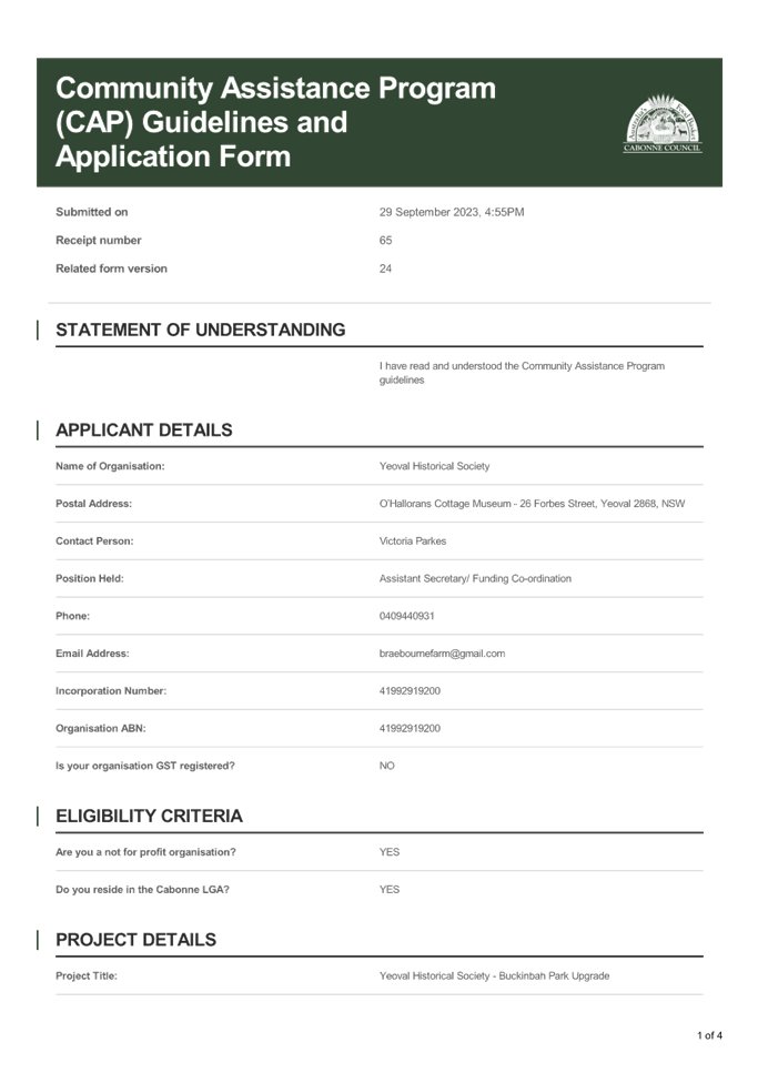 A application form with text and numbers

Description automatically generated