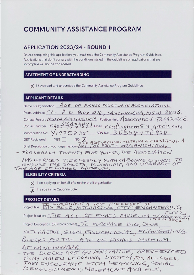 A close-up of a application form

Description automatically generated