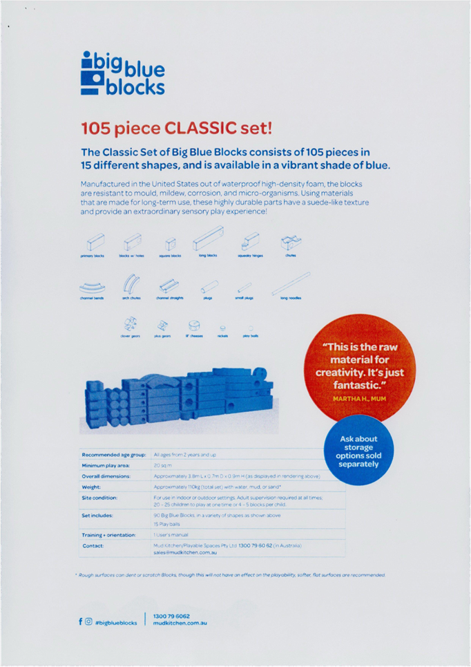 A poster of a blue and red piece of building blocks

Description automatically generated