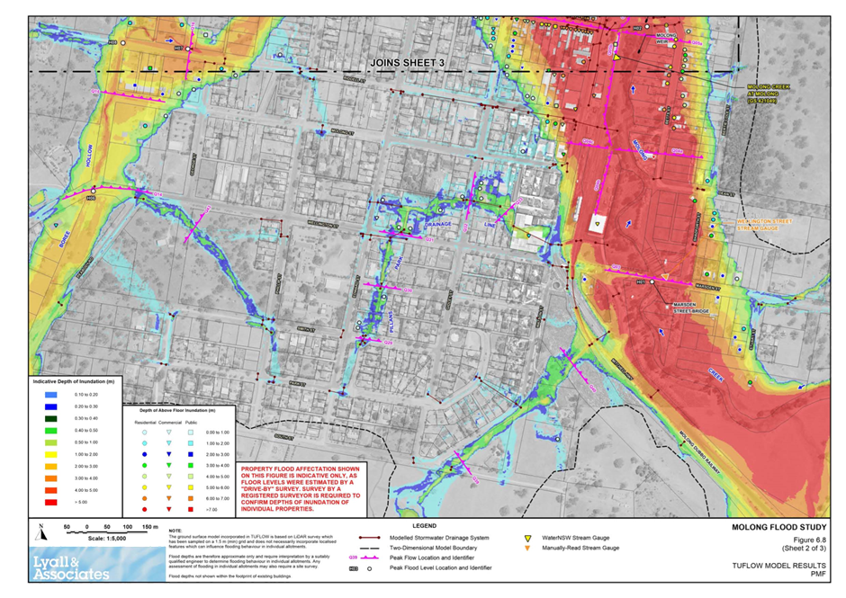 A map of a city with red and yellow areas

Description automatically generated