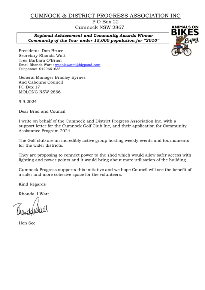 A letter of a person on a bicycle

Description automatically generated