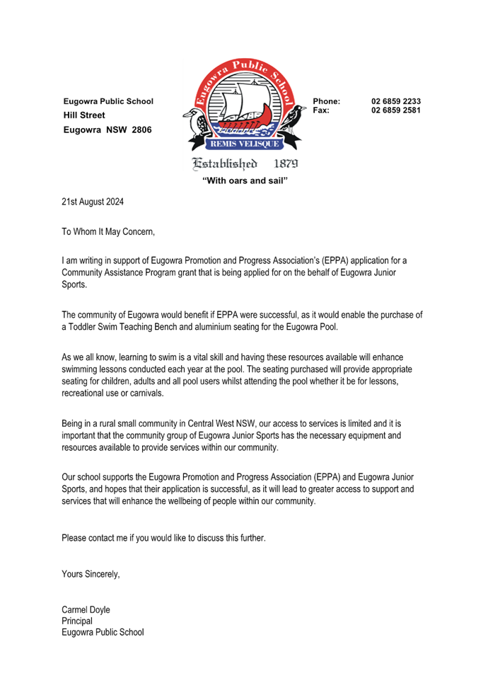 A letter of a business

Description automatically generated with medium confidence