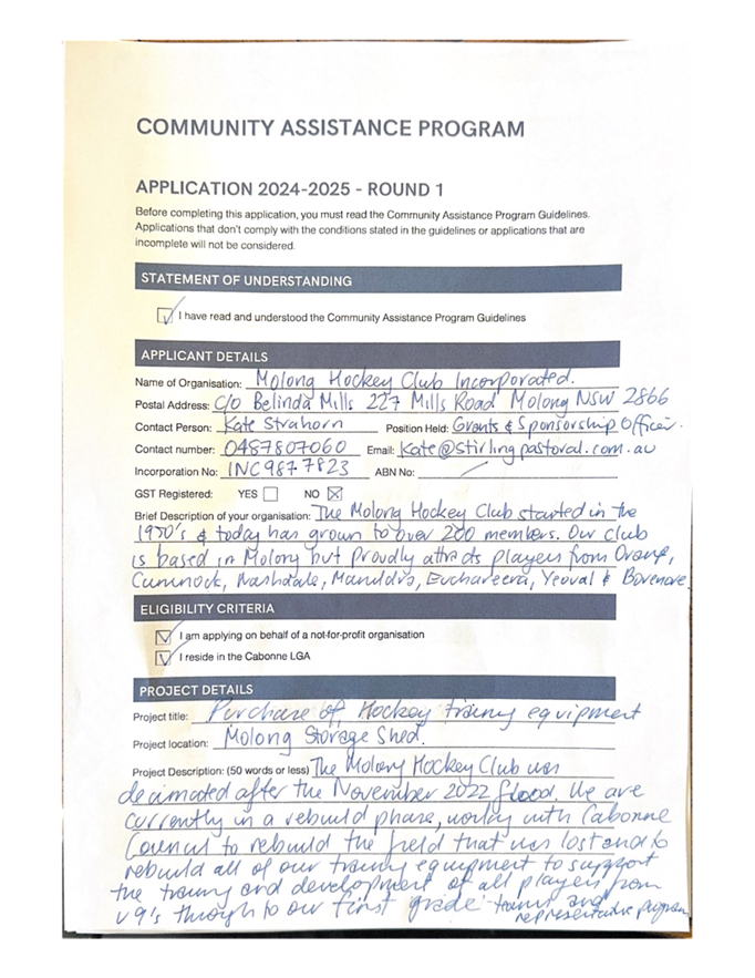 A close-up of a application form

Description automatically generated