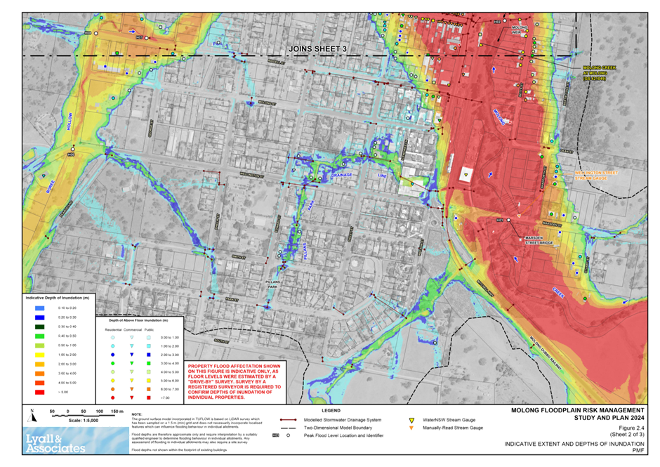 A map of a city with red and blue areas

Description automatically generated