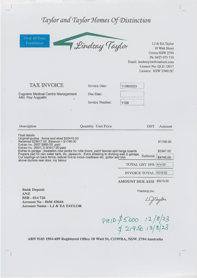 A close-up of a tax invoice

Description automatically generated
