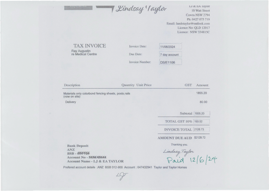 A close-up of a tax invoice

Description automatically generated